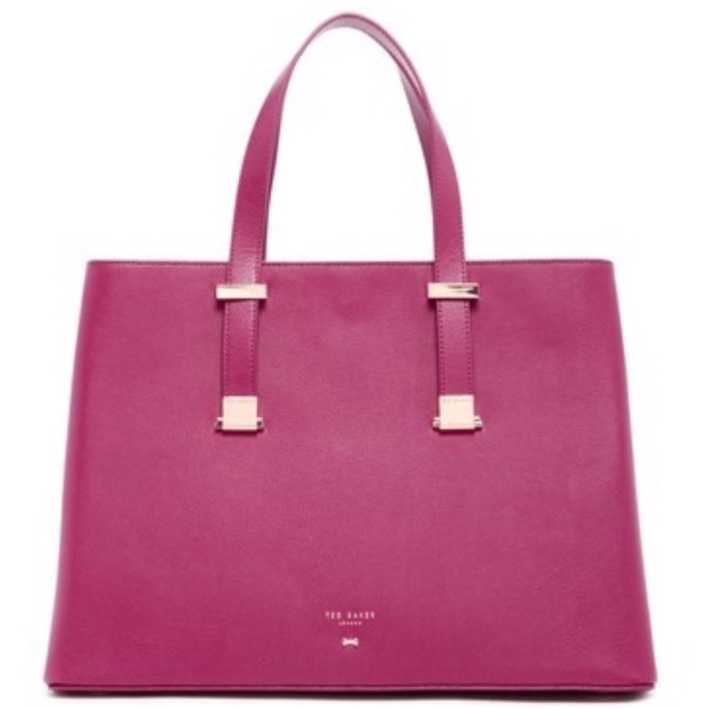 TED BAKER LONDON Alissaa Leather Tote Bag! - Picture 2 of 8